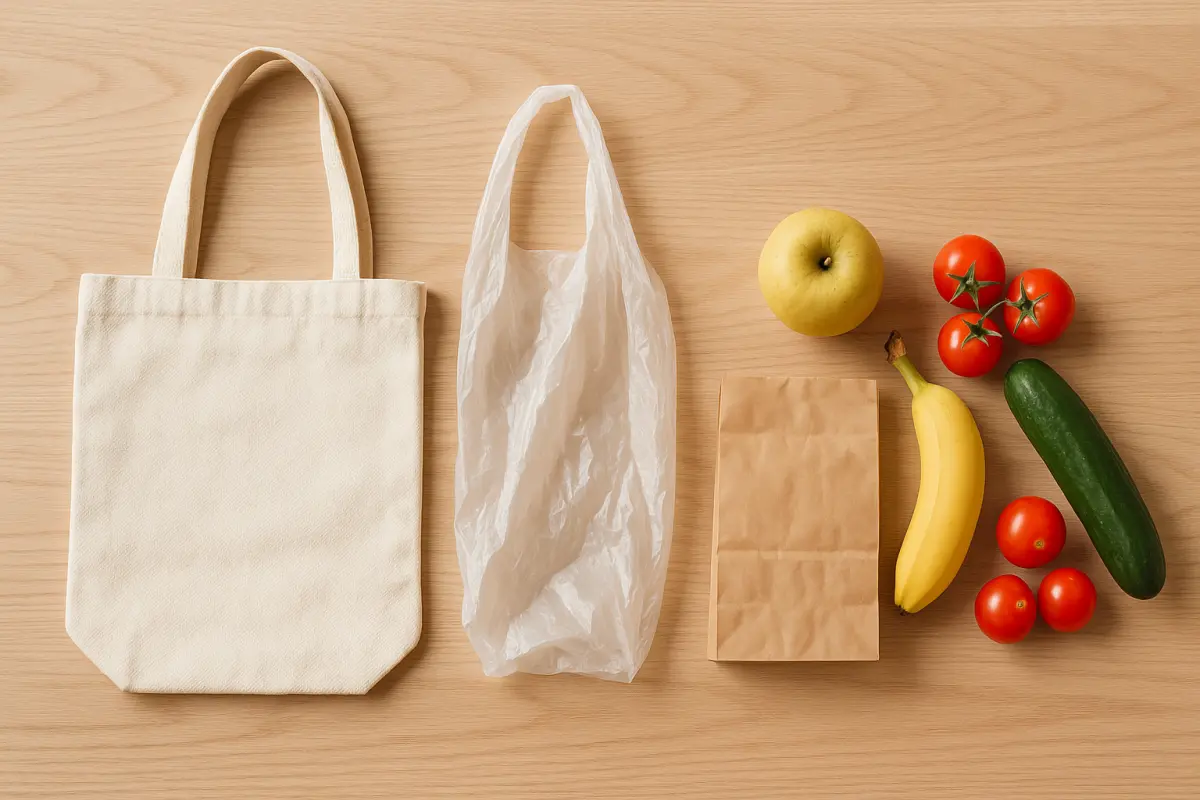 Stofftasche vs. Plastiktüte: Was die Ökobilanz wirklich zeigt